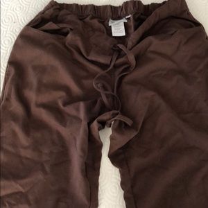 Grey’s Anatomy brown scrub bottoms!